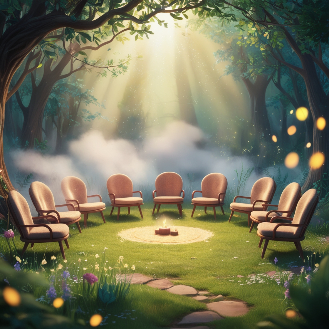 Leonardo_Phoenix_A_peaceful_magical_forest_therapy_setting_gen_1